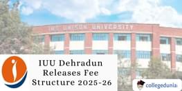 IUU Dehradun Fee Structure 2025